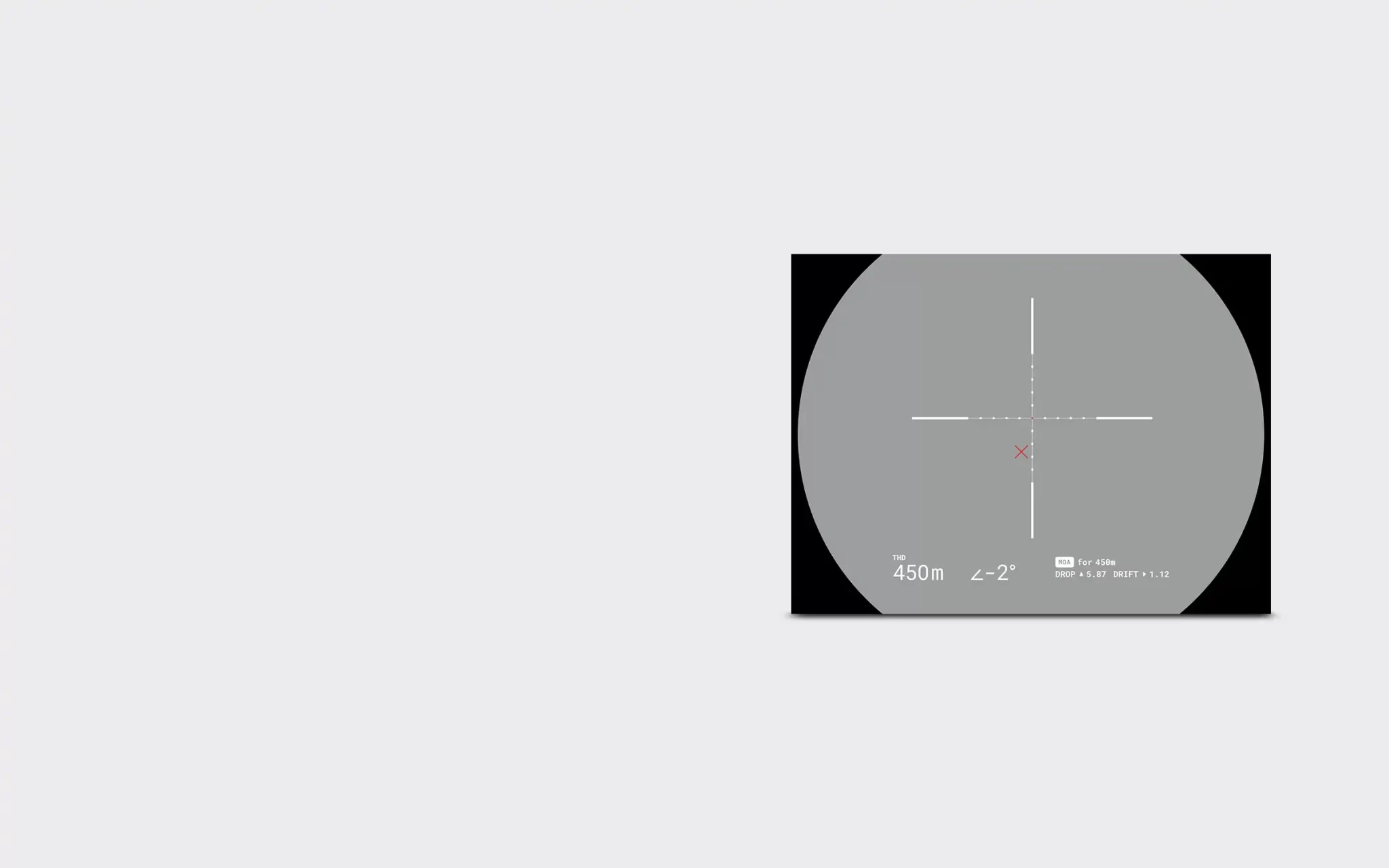 Calculadora balística integrada - Visor térmico de rifle PULSAR Trail 3 LRF XQ50