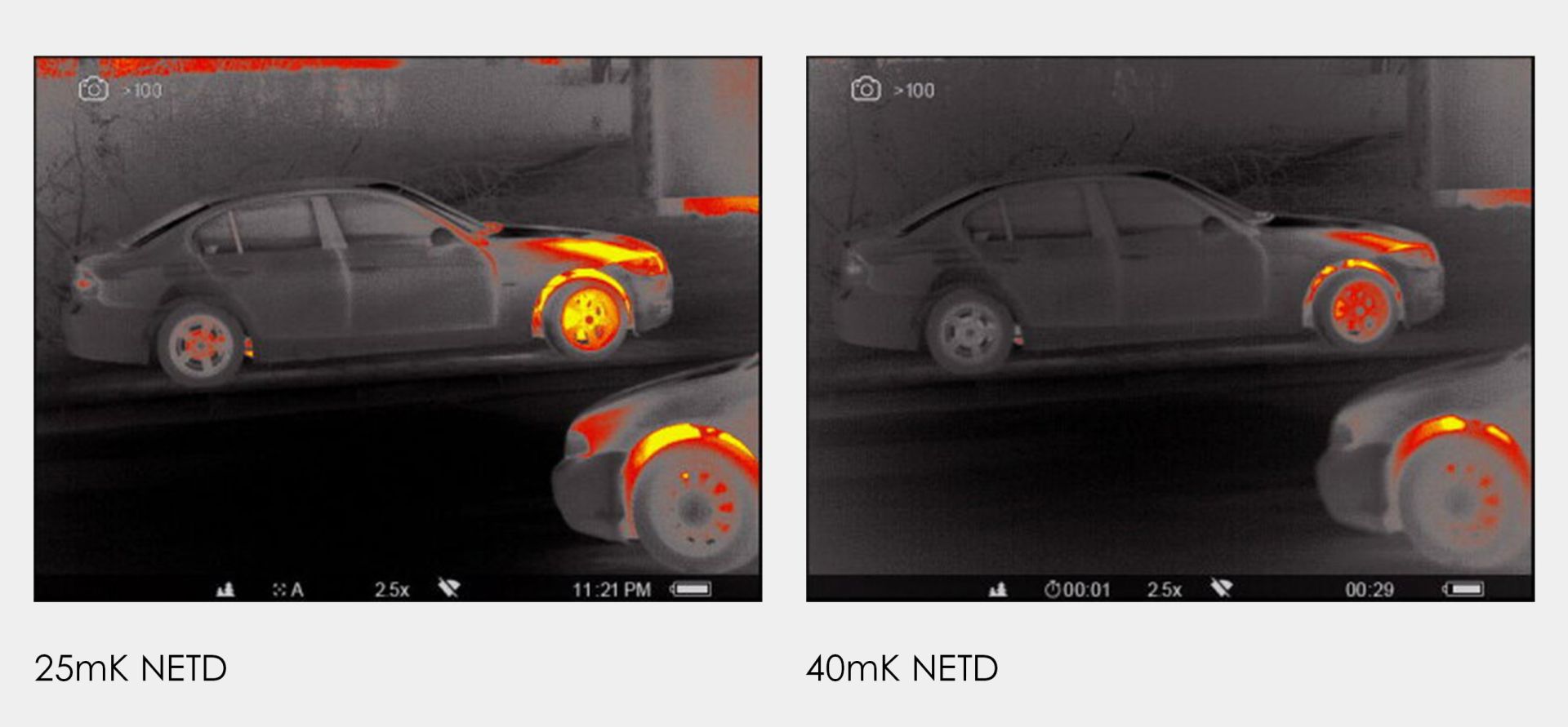 Thermal scope attachment clip on thermal scope